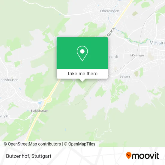 Butzenhof map