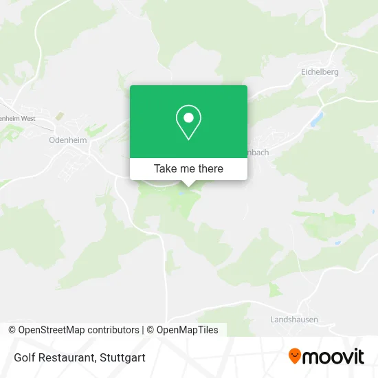 Golf Restaurant map