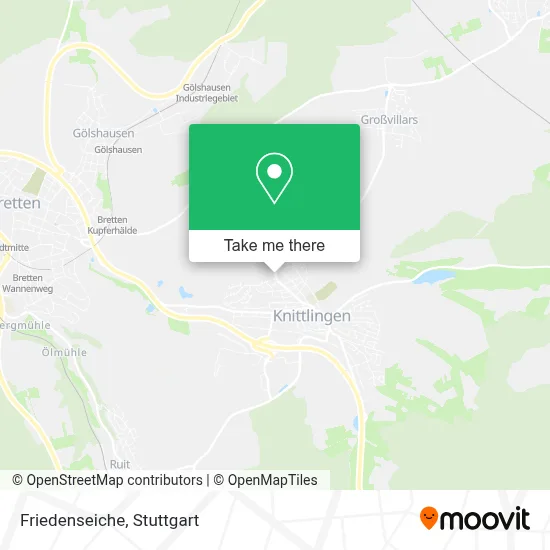 Friedenseiche map