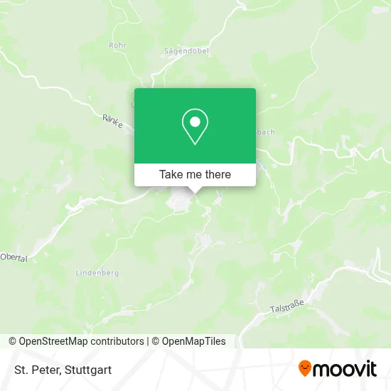 St. Peter map