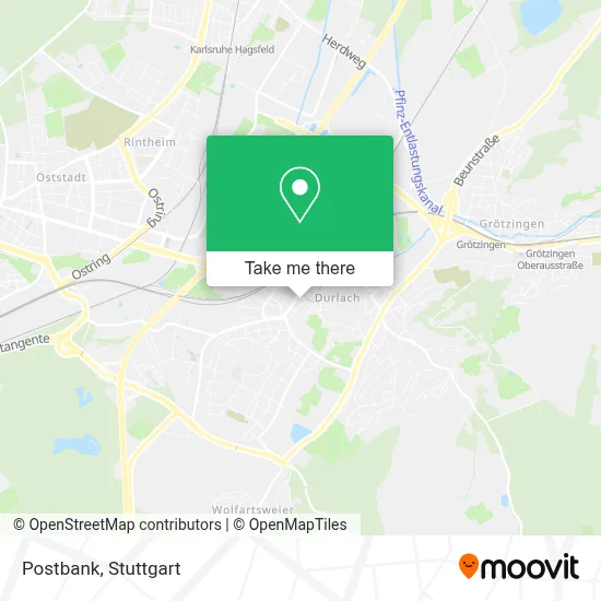 Postbank map