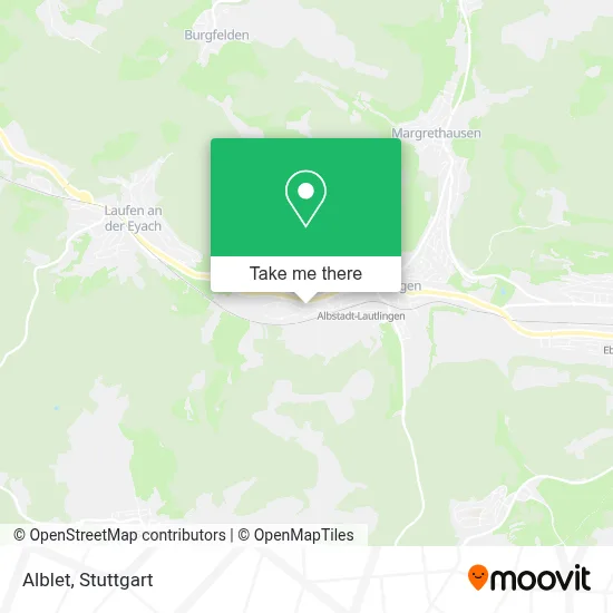 Alblet map