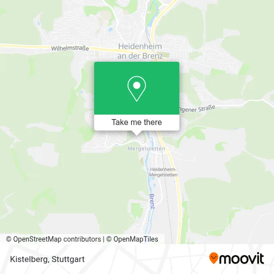 Kistelberg map