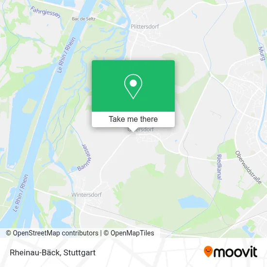 Rheinau-Bäck map