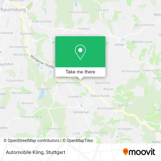 Automobile Kling map