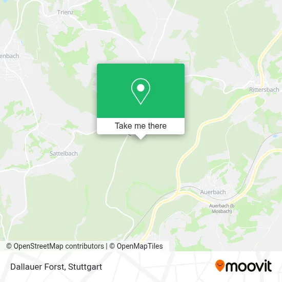 Dallauer Forst map