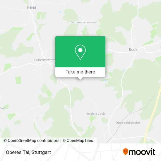Oberes Tal map