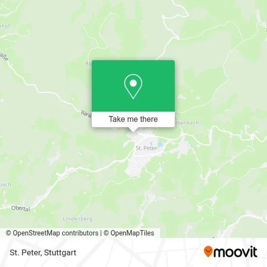 St. Peter map