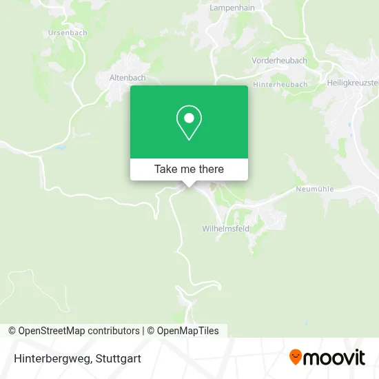 Hinterbergweg map