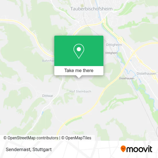 Sendemast map