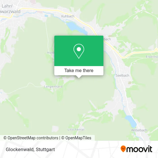 Glockenwald map