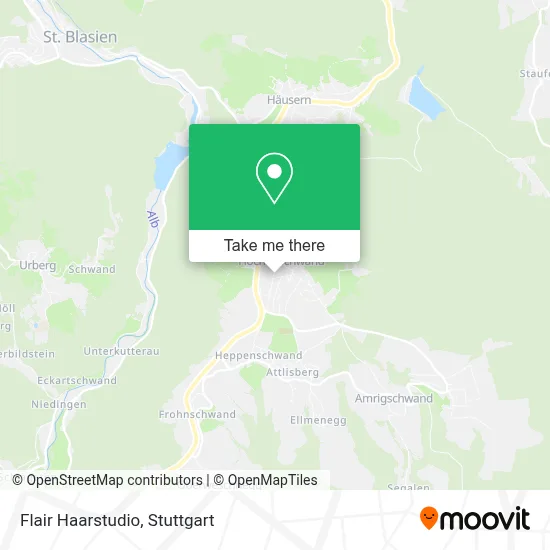 Flair Haarstudio map