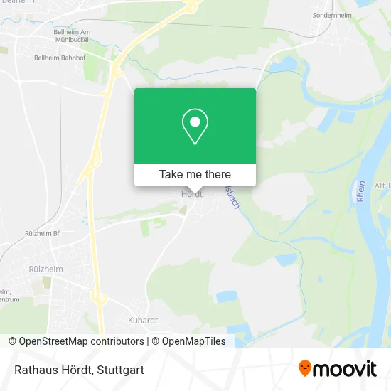 Rathaus Hördt map