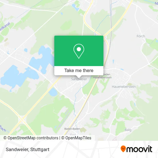 Sandweier map