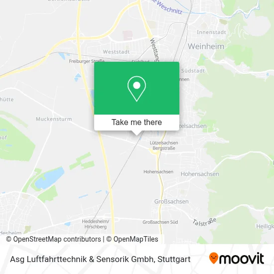 Asg Luftfahrttechnik & Sensorik Gmbh map