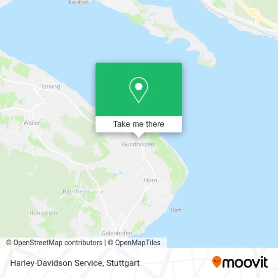 Harley-Davidson Service map
