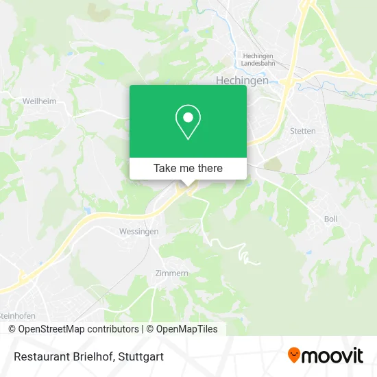 Restaurant Brielhof map
