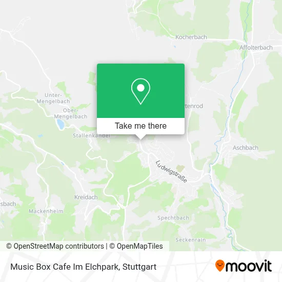 Music Box Cafe Im Elchpark map