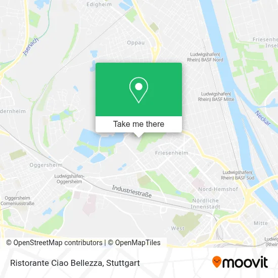 Ristorante Ciao Bellezza map
