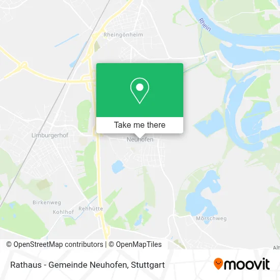 Rathaus - Gemeinde Neuhofen map