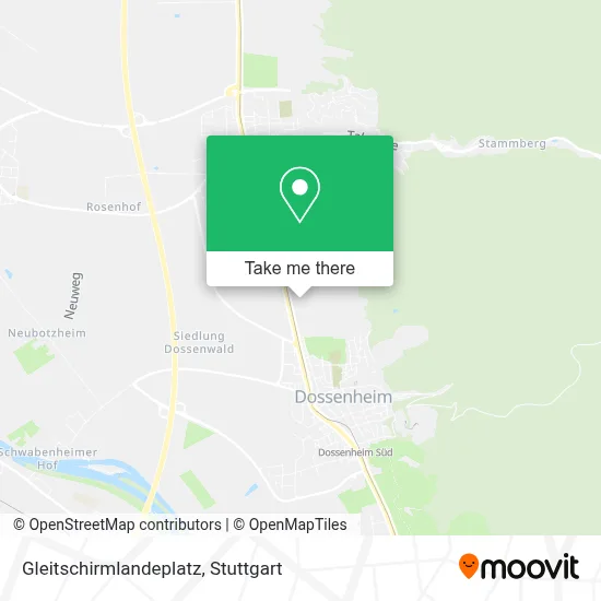 Gleitschirmlandeplatz map