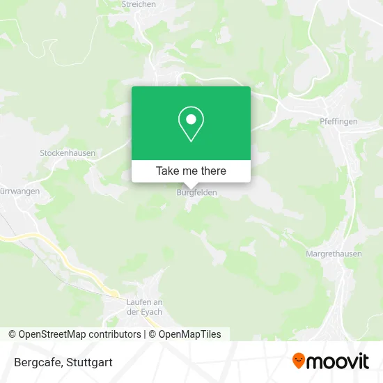 Bergcafe map