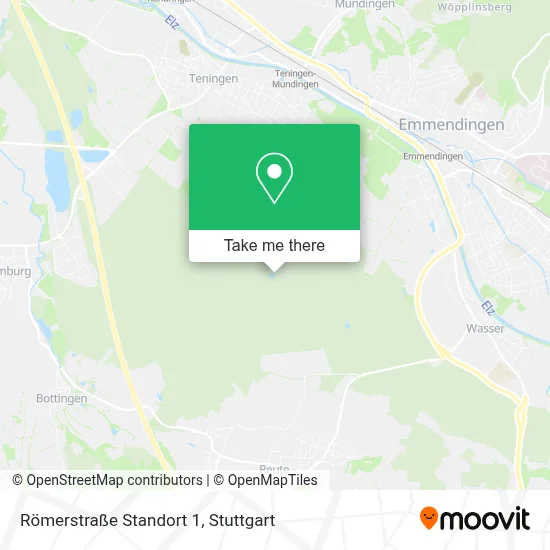 Römerstraße Standort 1 map