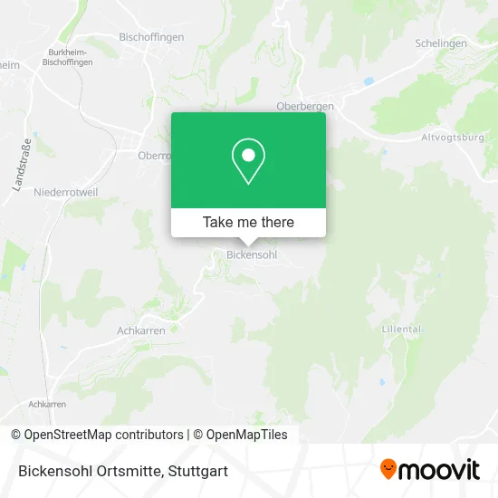 Bickensohl Ortsmitte map