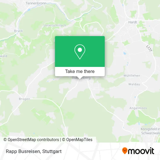 Rapp Busreisen map