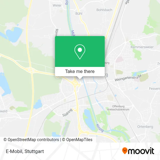 E-Mobil map