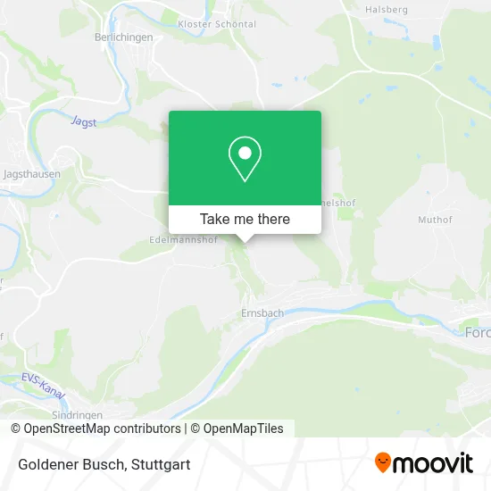 Goldener Busch map