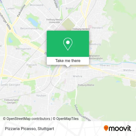 Pizzaria Picasso map