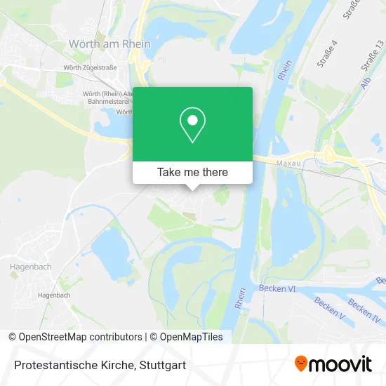 Protestantische Kirche map