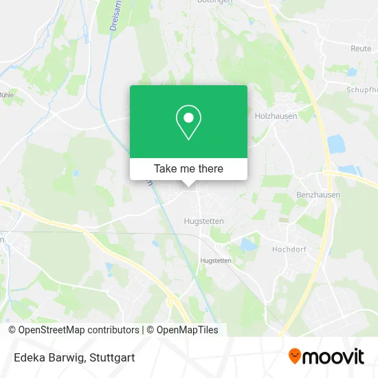 Edeka Barwig map