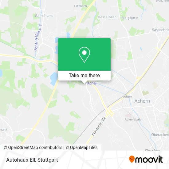 Autohaus Ell map