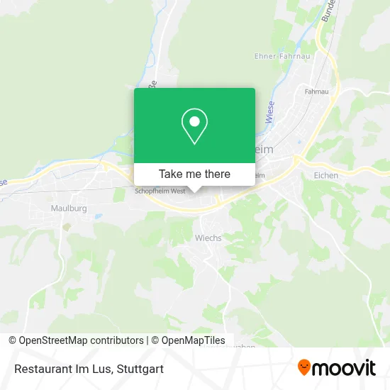 Restaurant Im Lus map