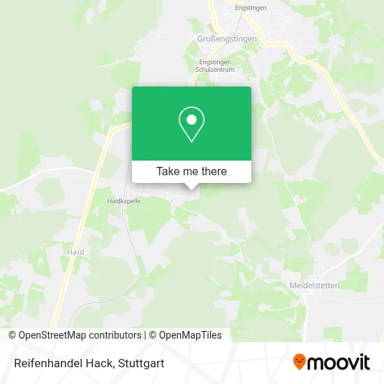 Reifenhandel Hack map