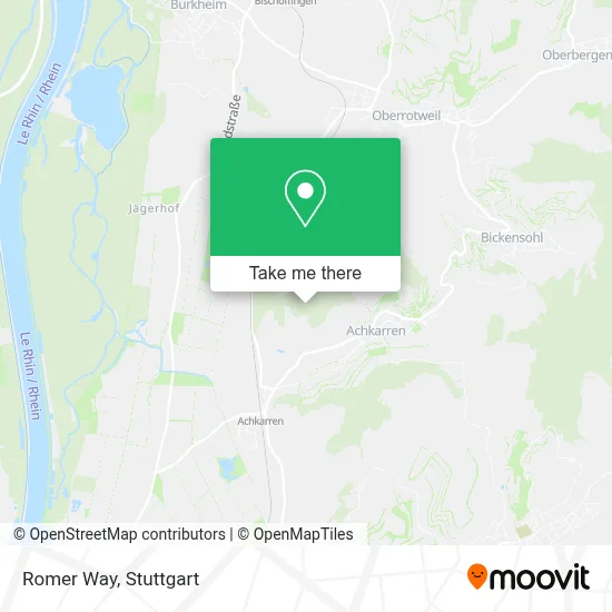 Römerweg map