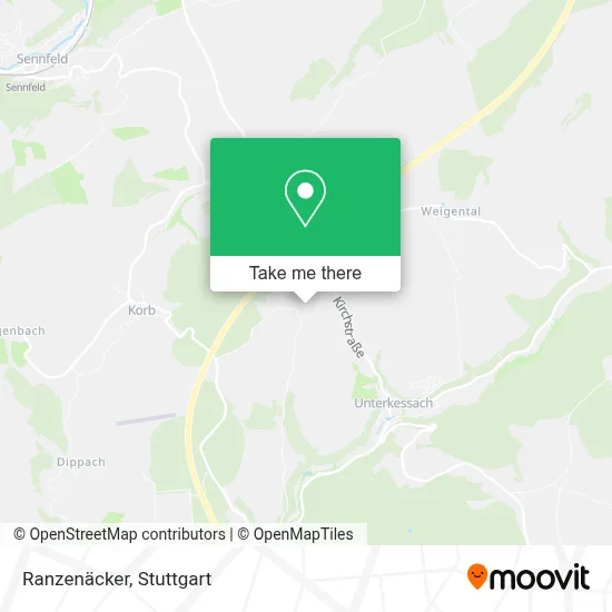 Ranzenäcker map