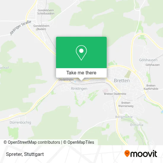 Spreter map
