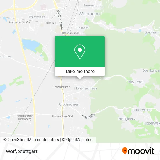 Wolf map
