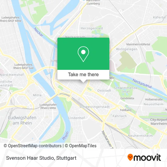 Svenson Haar Studio map