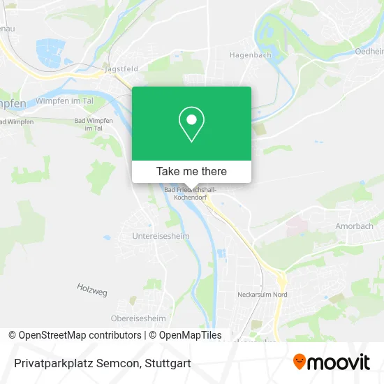 Privatparkplatz Semcon map