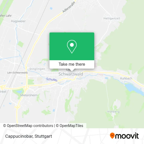 Cappucinobar map