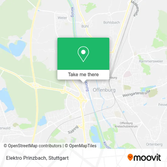 Elektro Prinzbach map