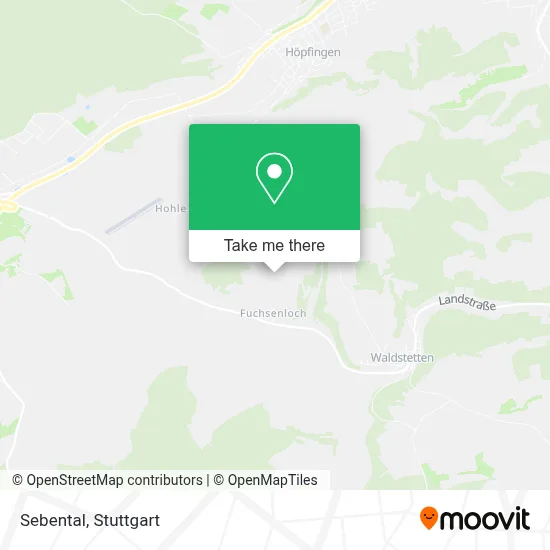 Sebental map