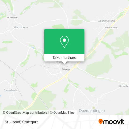 St. Josef map