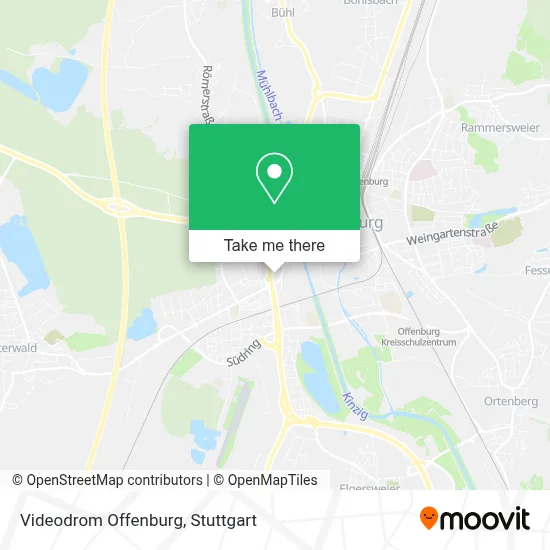 Videodrom Offenburg map