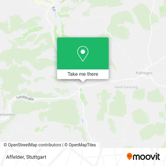 Affelder map