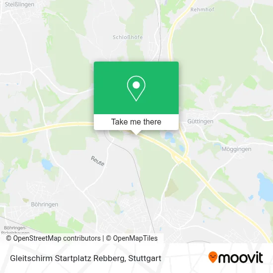 Gleitschirm Startplatz Rebberg map